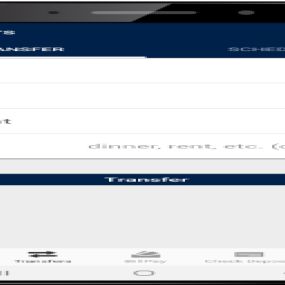 Transfer funds between your accounts with our mobile app.