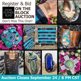 ???? DID YOU JUMP IN & BID???
???? TONIGHT * GREAT SFR AUCTION PICKS * SMASH THE LINK!
???? CLICK here TO JOIN THE AUCTION!
https://www.stonefeatherroad.com/pages/sfr-auction#!
???? BIDDING CLOSES TONIGHT beginning at 8PM CST
???? Check out these beautiful pieces!!! ????