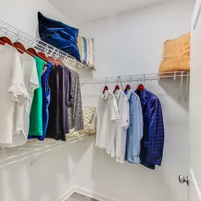 Large walk in closet