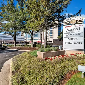 Worldgate Shops and Restaurants Nearby Camden Dulles Station in Herndon, Virginia