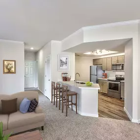 Living kitchen open concept