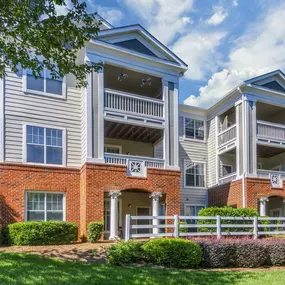 Exterior showing landscaping and large balconies