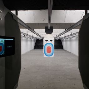 Indoor shooting range gallery