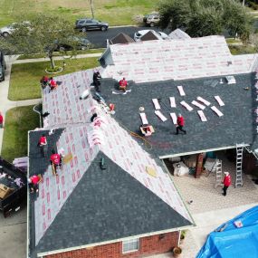 Roof install for customer with an old roof.