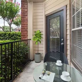 First floor patio