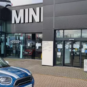 MINI Tyneside dealership exterior