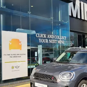 Front of the MINI Tyneside dealership