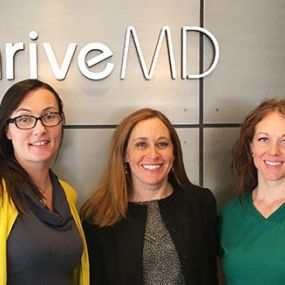 thriveMD office staff - front desk Alison, director of operations Debi, medical assistant Sue