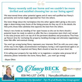 Bild von Nancy Beck, Realty ONE Group Pacific - University City Real Estate Agent