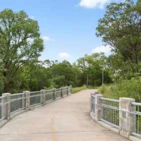 Nearby walking, jogging and bike trails close to Camden Gaines Ranch in Austin, TX