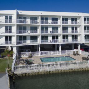 Marina view of Provident Oceana Beachfront Suites