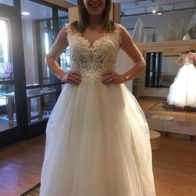 At April Alterations, Bridal Sewing & Dry Cleaning, we offer beautiful wedding dresses and dress alterations.