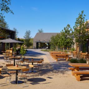 Outdoor dining area