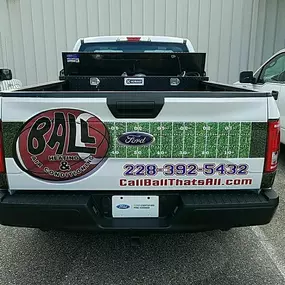 Ball Heating, Cooling, Plumbing & Electrical pickup trunk