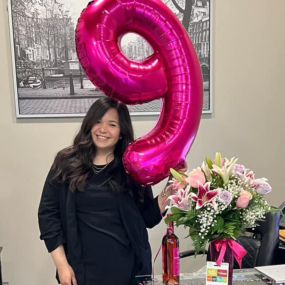 ????Happy 9 year anniversary Ivonne! ???? Today marks a special milestone! We’re so proud of your accomplishments and the impact you’ve made! Thank you for your continued hard work and dedication! ????