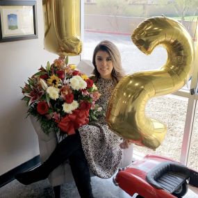 Celebrating two amazing events today! Please congratulate Hilda on her 12th Year Work Anniversary as well as her promotion to Office Manager! We couldn’t be more happy for her on both accomplishments! Congratulations Hilda!!!