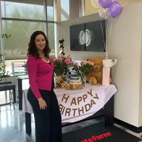 Happy birthday to Luz and a big congratulations on passing your Property and Casualty test! ????????????????We are excited to have you be part of the team and look forward to sharing in all your success. ????????