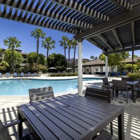 camden landmark apartments ontario ca dining areas near pool