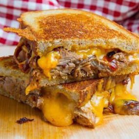 Head in today for the Pulled Pork Grilled Cheese Sammie- served with crinkle cut crispy fries for only $7.99! Don’t miss out on this yummy sandwich - we’ll see you soon!