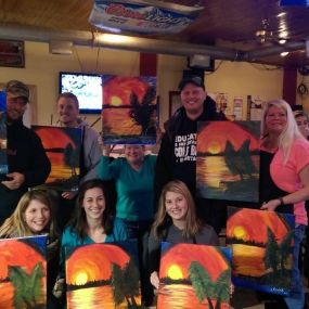 Painting and drinking party nights are here at the Thirsty Buffalo Saloon. See whats on our schedule by visiting our website or giving us a call!