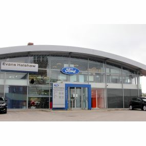 Outside the Ford Chester dealership