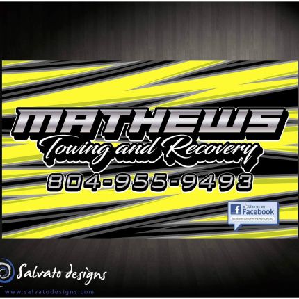 Logo fra Mathews Towing and Recovery