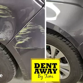 Dent Away by Tom Before & After Paintless Dent Repair