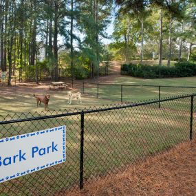 Onsite fenced dog park