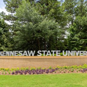 Kennesaw State University located only a mile from the community