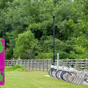 Bike share at Noonday Creek Trail