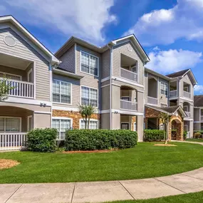 Building exterior showing beautiful landscaping