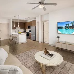camden chandler apartments chandler az living room with lighted ceiling fan