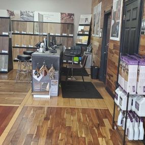 Interior of LL Flooring #1127 - Longmont | Check Out Area