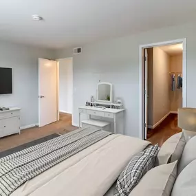 Bedroom With Closet
