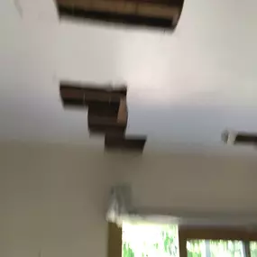 Copper repipes, openings om ceiling to access upstairs fixures