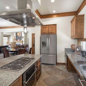 Clubhouse kitchen at Camden Cedar Hills