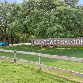 Moontower Saloon off Slaughter Lane near Camden Cedar Hills in Austin, TX