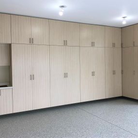 Garage Cabinets-Epoxy Floor Coating