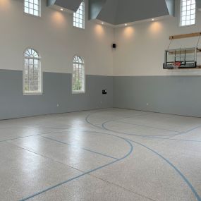 Epoxy Floor Coating-Basketball Court