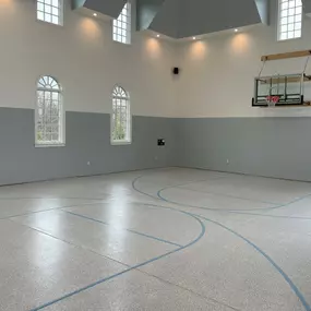 Epoxy Floor Coating-Basketball Court