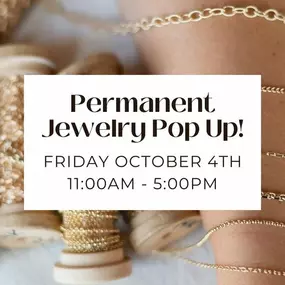 We are thrilled to be hosting Kelly Broesche from @kbdesignhtx for a luxury permanent jewelry experience!! Bring your best girls and create a custom 14k gold or sterling silver Eterna™ permanent bracelet, anklet, necklace, or ring!
Learn more at www.kbdesignhtx.com ✨