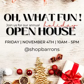 Shop Barron's Annual Open House