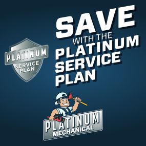 Peace of Mind and Savings! Protect Your HVAC System and Appliances and Maintain Top Efficiency with the Platinum Service Plan- just $109.99 a year!