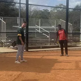 We spent lunch burning off all the candy we are going to eat tonight! Home Run Derby! Team Lunch Thursday is always our favorite day of the week!