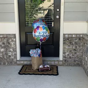 It's our very own Jake from State Farm's birthday today. While he is taking a much deserved day off, we still wanted him to know how much we adore him, so we did a birthday drop off.   If you see or talk to Jake over the next few days, make sure to wish him a very Happy Birthday!