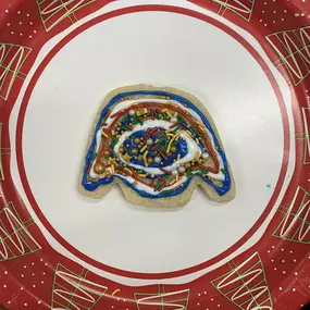 Help! We decorated cookies today and we need you to vote for the best cookie! 