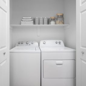 Full-Size Washer and Dryer in Every Apartment Home