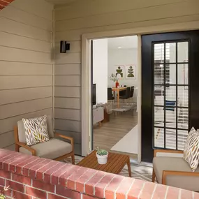 Patio at Camden Vanderbilt Apartments in Houston, Texas