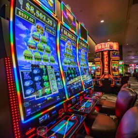 Slot machines at Hollywood Casino at Greektown