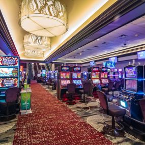 Slot machines at Hollywood Casino at Greektown